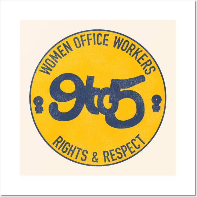 Women Office Workers Rights 9 to 5 Wall Art by darklordpug